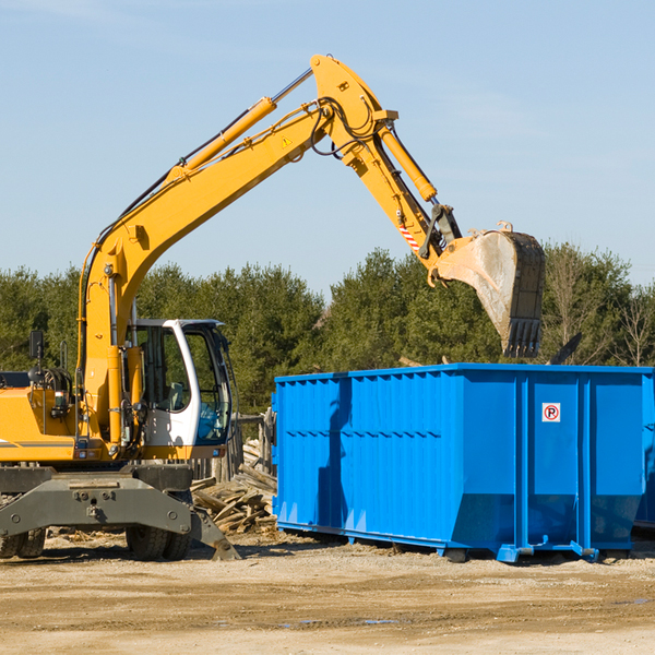 what size residential dumpster rentals are available in Mitchell Heights